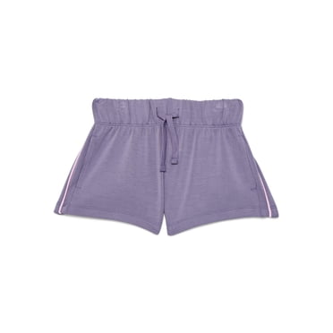 Athletic Works Little and Big Girls Performance Knit Shorts, Sizes 4-18