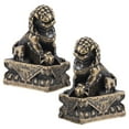 thumbnail image 5 of unbranded  Stone Lion Statue Dragon Aquarium Ornaments Decoration Flower Pot Garden Statues Office, 5 of 8
