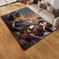 thumbnail image 4 of Alfombra del juego World of Warcraft para sala de estar, alfombra para acampar, alfombra de picnic Stranger Things, alfombra antideslizante para deportes electrónicos, alfombra de yoga, regalo para fa, 4 of 5