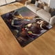 thumbnail image 4 of Alfombra del juego World of Warcraft para sala de estar, alfombra para acampar, alfombra de picnic Stranger Things, alfombra antideslizante para deportes electrónicos, alfombra de yoga, regalo para fa, 4 of 5