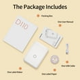 thumbnail image 3 of NIIMBOT Label Maker D110 Portable Label Printer Inkless Labeler Sticker Bluetooth Label Maker Machine, 3 of 9