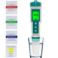 thumbnail image 2 of Digital PH Meter 7 In 1 PH/ORP/EC/TEMP/SALT/S.G/TDS Water Quality Tester High Precision Portable Water Purity Tester for Drinking Water Swimming Pool Aquarium Hydroponics, 2 of 11
