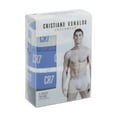 thumbnail image 2 of Cristiano Ronaldo CR7 Men's 3-Pack Trunk Cotton Stretch (Blue/Black/White, Large), 2 of 2