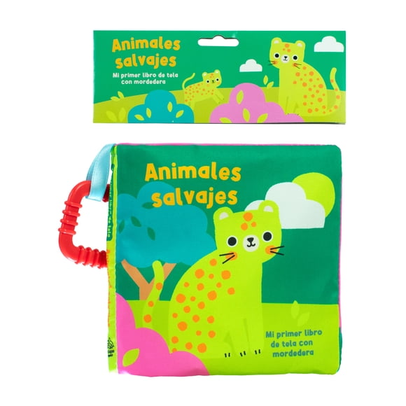 Libro de Tela con Mordedera Animales Salvajes Silver Dolphin Libro de bolsillo 1ra edicción
