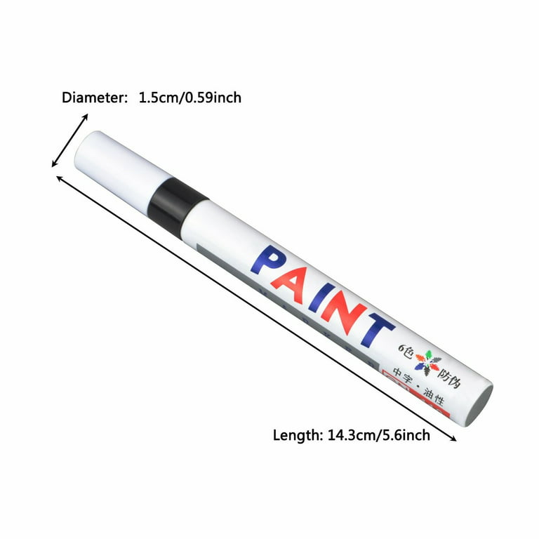 White Permanent Paint Pen Markers Waterproof Paint Markers for Tire, Wood,  Rocks