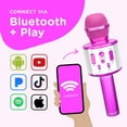 thumbnail image 6 of Move2Play, Kids Karaoke Microphone | Includes Bluetooth & 15 Pre-Loaded Nursery Rhymes | Birthday Gift for Girls, Boys & Toddlers | Girls Toy Ages 2, 3, 4-5, 6+ Years Old, 6 of 7
