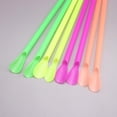 thumbnail image 4 of Pajitas de cuchara portátiles - Pajitas de colores aleatorios de material plástico seguro sin BPA Wdftyju  Libre de BPA, 4 of 5