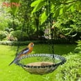 thumbnail image 6 of New Bird Flower Shaped Hanging Bird Feeder Birdbath For Garden Yard Farm Supplies Hummingbird Feeder Supplies Birdbath Bird Bath, 6 of 9
