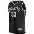 thumbnail image 2 of Men's Fanatics Nicolas Claxton Black Brooklyn Nets Fast Break Replica Jersey - Icon Edition, 2 of 3