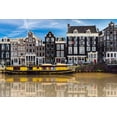 thumbnail image 2 of Bertrande, Arnaud 14x11 Black Ornate Wood Framed with Double Matting Museum Art Print Titled - La vieille Amsterdam, 2 of 4