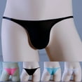 thumbnail image 6 of Men Low Waist Sheer See Through Bulge Underwear Briefs Underpants Panties, 6 of 9