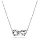 thumbnail image 4 of Collar con colgante de hipérbola de Swarovski con símbolo de infinito, 4 of 4