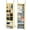 Beige, variant on SpaceAid 2 Pack Hanging Closet Organizer and Storage with Dividers, Black