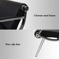 thumbnail image 3 of Kinbor 3 Seats PU Leather Office Guest Reception Bench, Black Steel Frame, 3 of 8