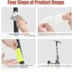 thumbnail image 5 of 24 Pieces Safety Reflective Tape, Reflective Tape Self-adhesive High Visibility At Night, Warning Reflective Stickers, Strong Adhesive, Waterproof Sui, 5 of 5