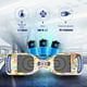 thumbnail image 3 of HOVERSTAR Bluetooth Hoverboard, LBW12A Color cromado o monopatín eléctrico de piel impresa con ruedas intermitentes LED, 3 of 5