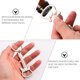 thumbnail image 4 of 3 abridores de botellas de cerveza creativos, llavero de metal con forma de guitarra (plata), 4 of 5