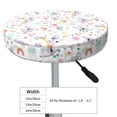 thumbnail image 4 of Lsque Cute Koala Round Bar chair cushion covers Velvet Fabric Premium Comfort Protects from Scratches and Stains for 14-17 Inch Chair- 14 inch, 4 of 7