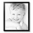 thumbnail image 2 of ArtToFrames 14" x 16" Satin Black Tall Picture Frame, 14x16 inch Black Wood Poster Frame (WOM-1852), 2 of 8