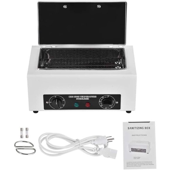 Giff 300W Heat Sterilizer NV-210 w/Timer Disinfection Box Manicure Pedicure SPA Salon Equipment for Sundry Beauty Hair Nail Metal Tools