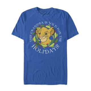 Men's Lion King Timon Free Hugs Graphic Tee Royal Blue Large - Walmart.com