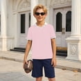thumbnail image 4 of Hienoo Boys Short Sleeve Polo Shirt Summer Casual Breathable Shirt Sports Tee, Sizes 5-14, 4 of 4