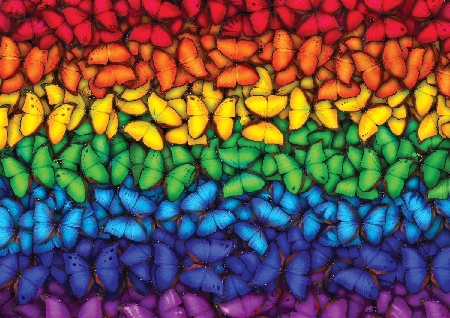 Buffalo Games - Le puzzle Amazing Nature - Butterfly Spectrum - en 500 pièces