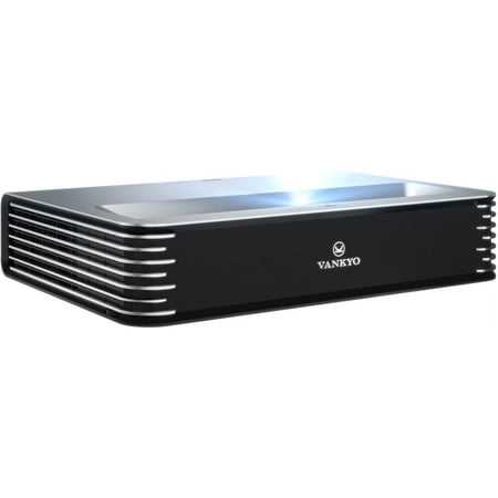 Vankyo - Vista T4 4K UNative Triple Laser Ultra Short Throw Projector, Smart Content TV Stick Included - Silver