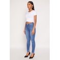 thumbnail image 2 of Women's WAX Frayed Detail Skinny Jeans, 2 of 4
