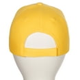 thumbnail image 4 of Classic 3D Raised Initial Letters A to Z Structured Baseball Hat Cap Adjustable, Yellow Hat White Black Letter W, 4 of 4
