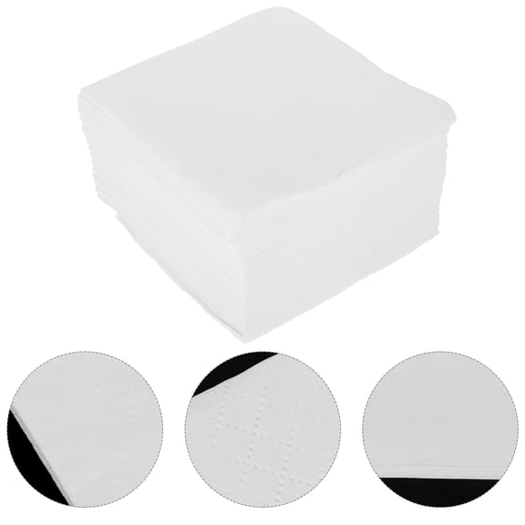 Yardwe 1Pack Soft White Paper Napkins Disposable for Parties Weddings and Everyday Cleanup