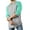 Athlehea_Mint, variant on Men's Baseball Raglan 3/4 Sleeve Plain Jersey Team Uniform Athletic T-Shirts