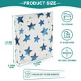 thumbnail image 6 of ALAZA Cute Stars Hardcover 3 Ring Binder 1.5" Round Rings Interior Pockets Binders Organizer 1 Pack, 6 of 9