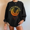 thumbnail image 2 of Sudadera extragrande de lana de manga larga con cuello redondo y estampado suelto para mujer Pompotops gfhjh17547, 2 of 6