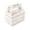 White, variant on Efavormart 25 Pack | Classic White Striped Party Favor Gift Tote Gable Box Bags, Candy Treat Boxes - 6"X3.5"X7"