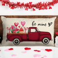thumbnail image 2 of Valentines Day Pillow Covers 12x20 Be Mine for Birthday Gifts Truck Throw Pillow Cover Decorations Farmhouse Outdoor for Home Decor, 2 of 5