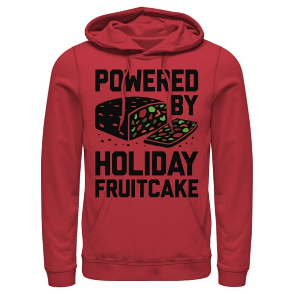 Men's Lost Gods Powered by Fruitcake  Pull Over Hoodie Red X Large