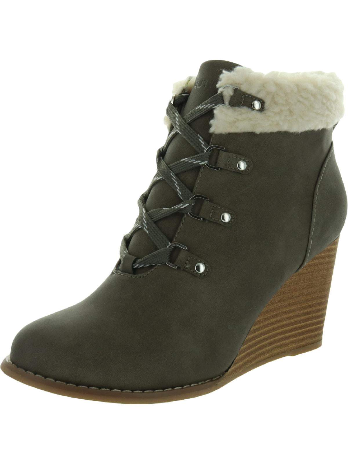 Nautica Womens Galva Faux Leather 