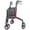 Red, variant on Soaids 3 Wheel Walkers for Seniors with Bag and Hand Brakes, Lightweight Foldable Rollator with Swivel Front Wheel, Adjustable Height, Compact Mobility Aid for Elderly, Indoor Outdoor Use