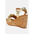 thumbnail image 4 of Emelda Chain Link Detail Wedge Sandals, 4 of 10