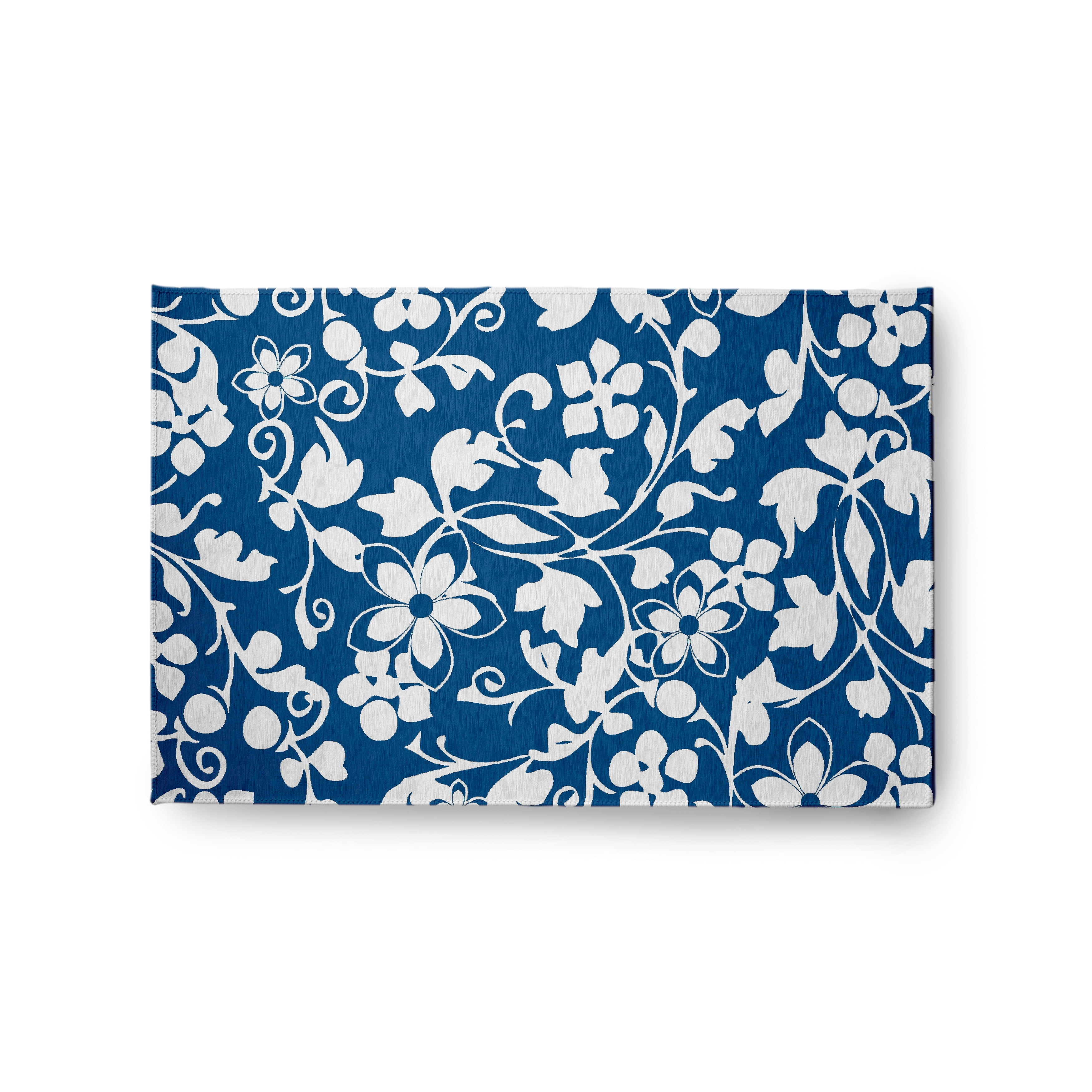 Simply Daisy 2' x 3' Rust Evelyn Spring Chenille Rug