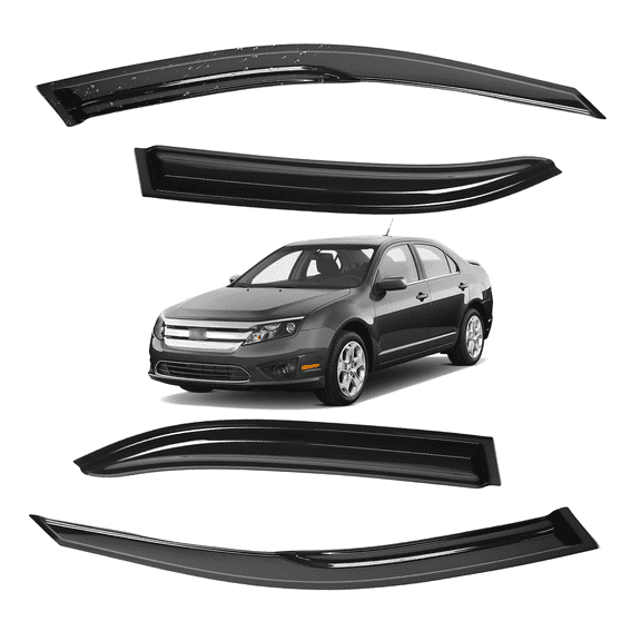 US For Window Visor For Ford Fusion Sedan 4-Door 2006-2012 Vent Sun Rain Guards