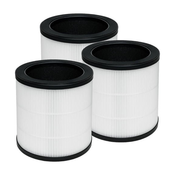 Nispira HAPF360 Type J HEPA Filter Replacement For Holmes HAP360W HAP360 Bionaire 360° UV Air Purifier BAPF361, 3 Pack