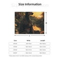 thumbnail image 5 of Rozeui Sunset Meditating Doberman for Flannel Blanket, Soft Fuzzy Plush King Blanket for Winter, Thick and Warm All-Season Bed Throw-50"x40", 5 of 6
