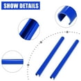 thumbnail image 4 of Pair Vehicle Front Grille Trim Strips Cover Blue for BMW 1 2 3 4 Series, 4 of 8