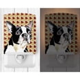 thumbnail image 2 of Caroline's Treasures SC9200CNL Boston Terrier Fall Leaves Portrait Ceramic Night Light, 6x4x3", multicolor, 2 of 2