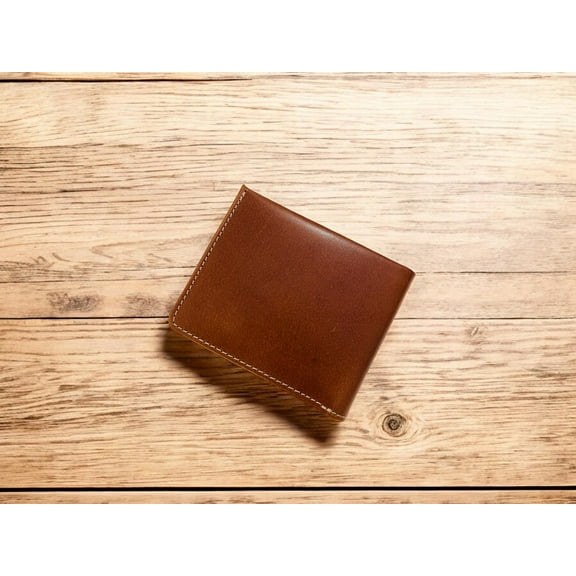 Mens Leather Bifold RFID Wallet Secure and Durable With Extra Capacity Gift for Men Minimalist Wallet| Handcrafted Cash Holder Brown