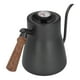 thumbnail image 5 of Hervidor de café de 850ml con termómetro, cafetera de cuello de cisne de acero inoxidable con mango de madera, 5 of 5
