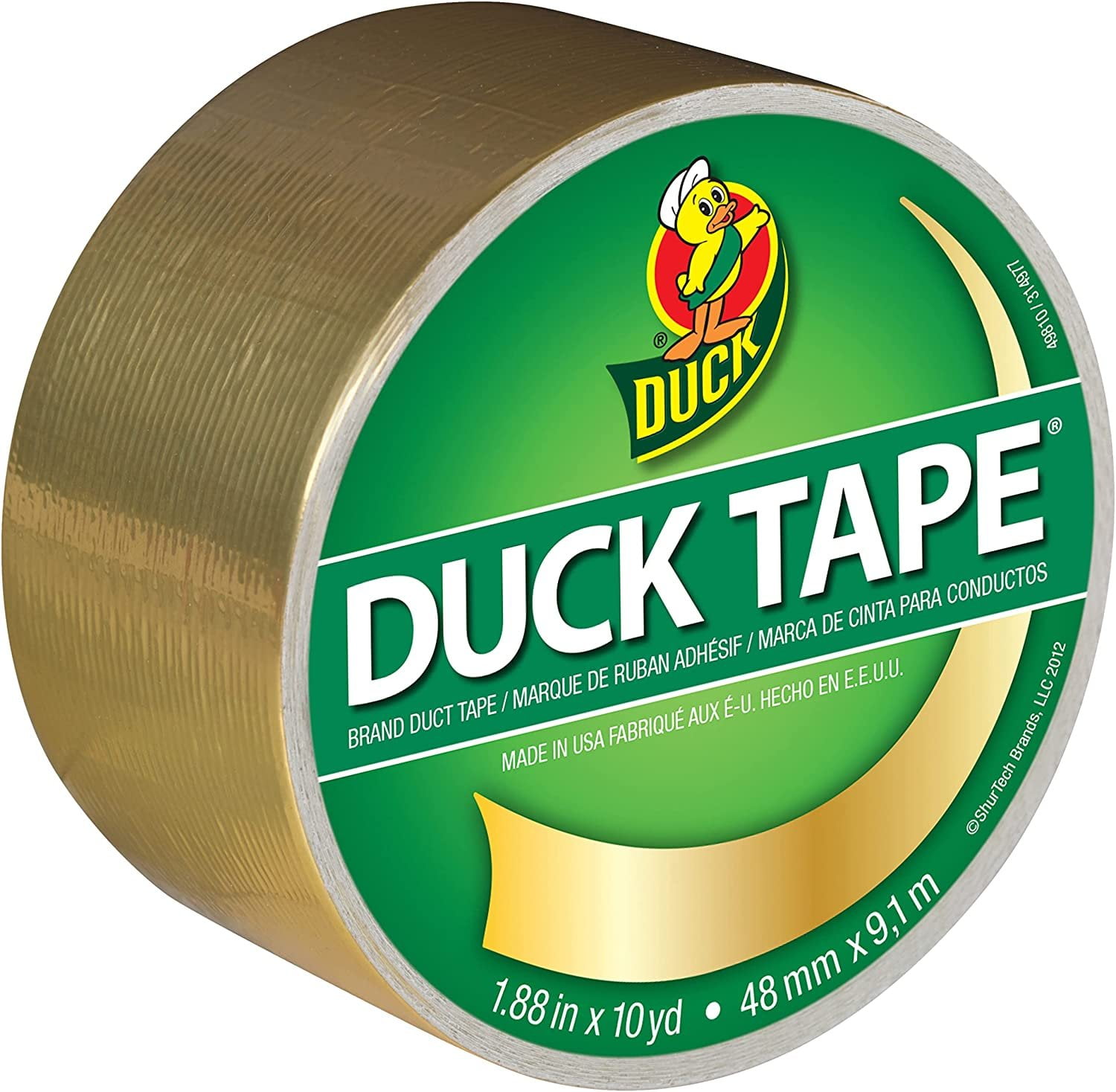 White Duct Tape, 2 Pack, Heavy Duty Duct Tape By Better Office Products, 7.3mil, 1.88 Inch X 30 Yards Per Roll, Easy Tear, 2 Pack, White