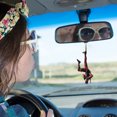 thumbnail image 4 of NAOJIE Car Decor,Cute Car Accessories,Rear View Mirror Accessories,Girl Car Accessories,Car Decorations,3d Cartoon Figure Car Pendant Rearview Mirror Pendant Plastic Stereo Pendant, 4 of 8